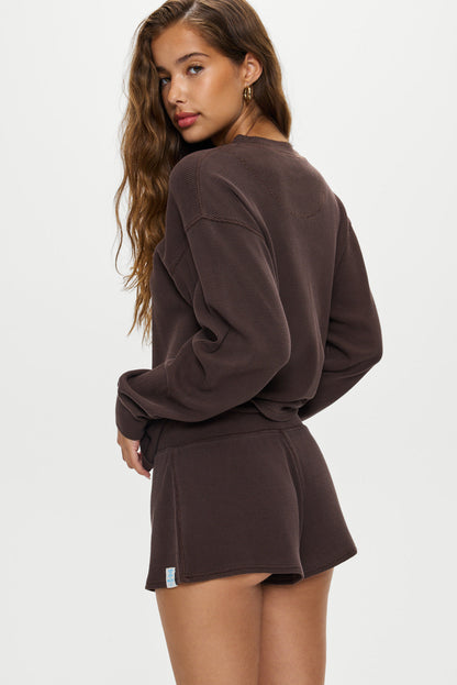 Frankies Bikinis collections|sale Noah Thermal Long Sleeve Shirt - Walnut