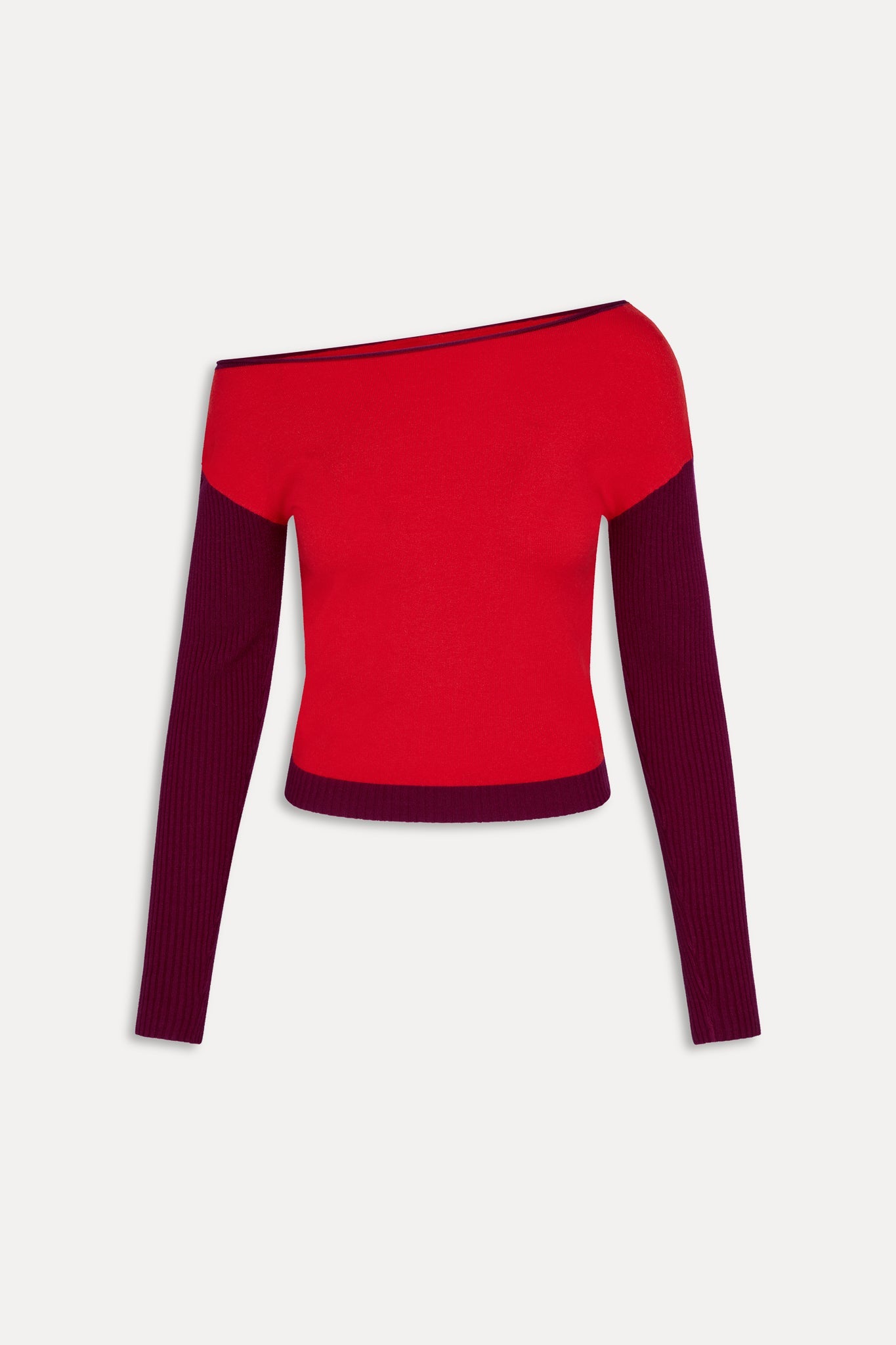 Frankies Bikinis collections|sale Vail Off The Shoulder Knit Shirt - Ember