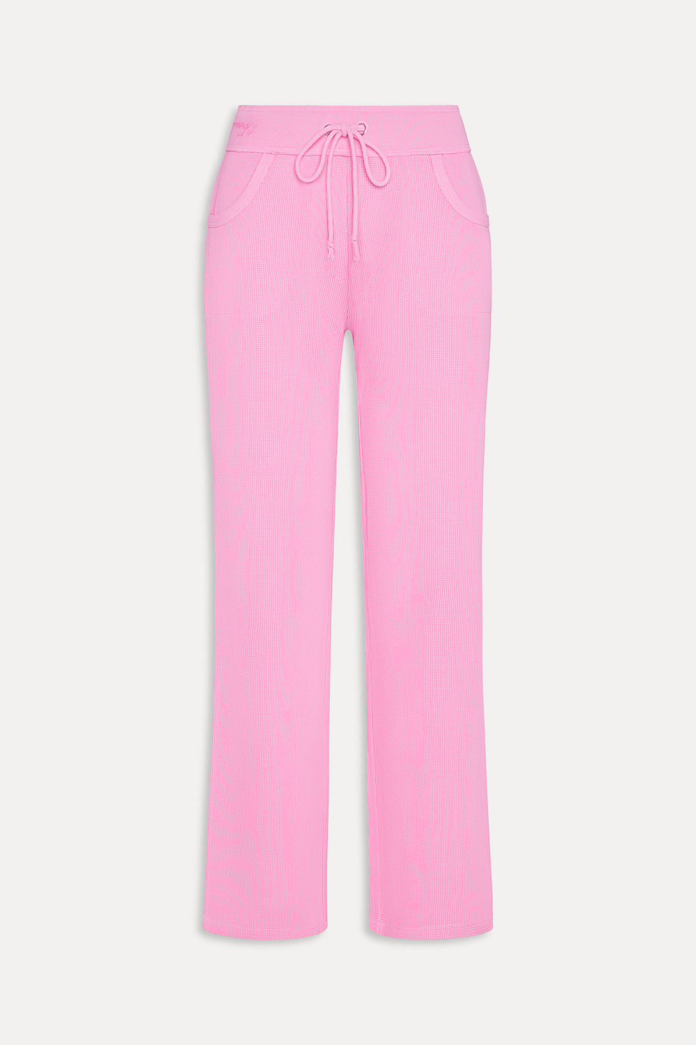 Frankies Bikinis collections|sale Emma Thermal Low Rise Pants - Blush