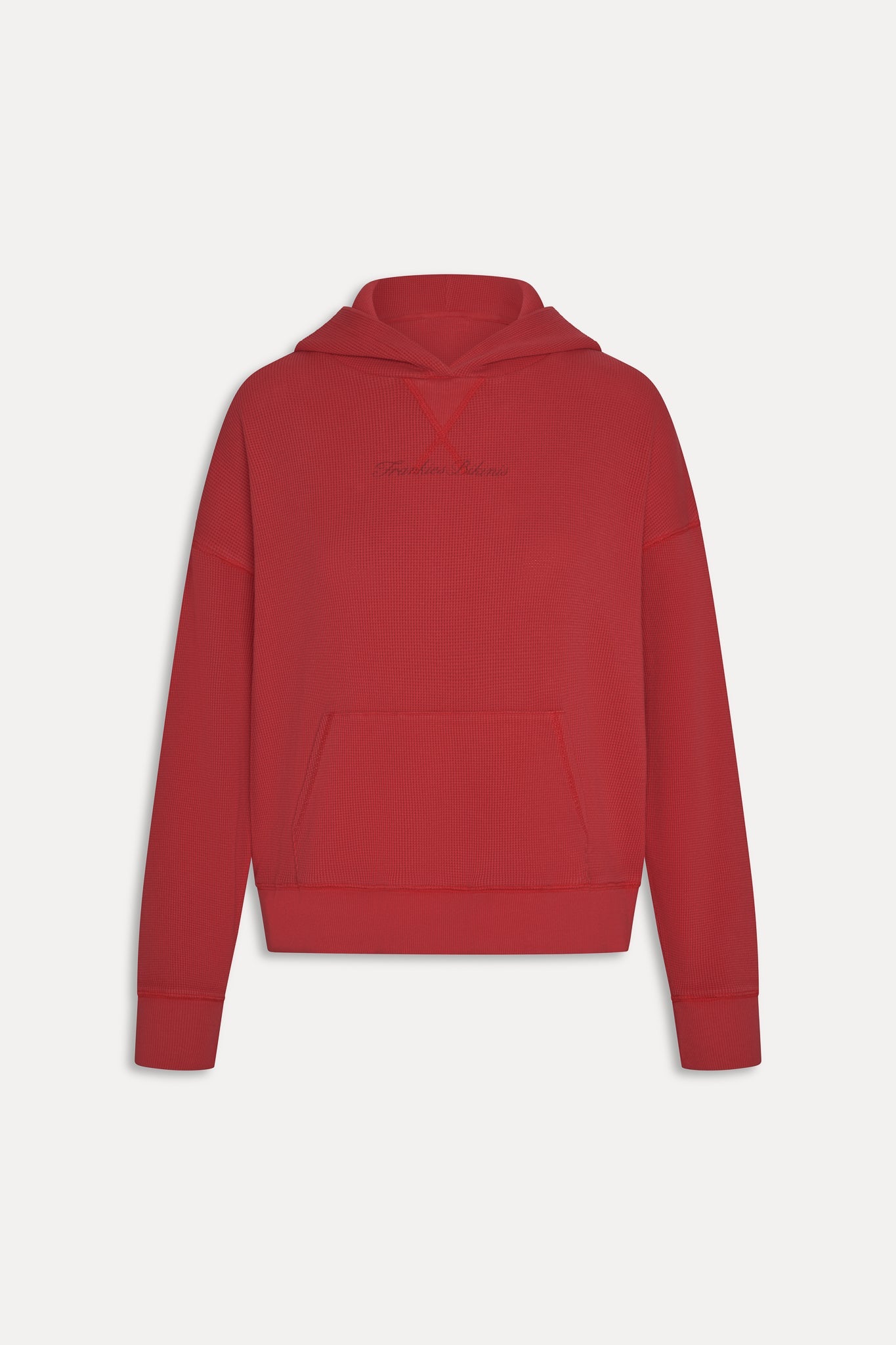 Frankies Bikinis collections|sale Haven Thermal Hoodie - Strawberry Red