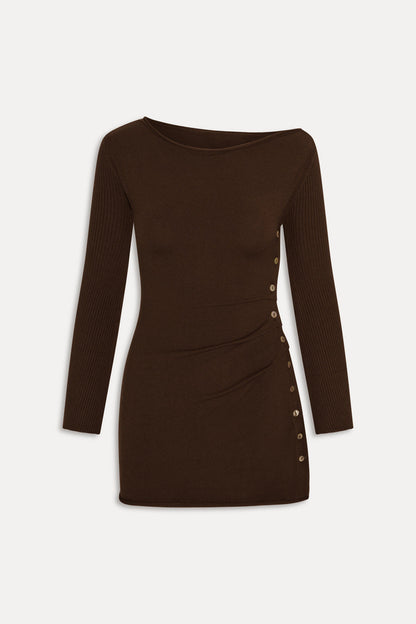 Frankies Bikinis collections|sale|clothing Elsa Off The Shoulder Mini Dress - Amber