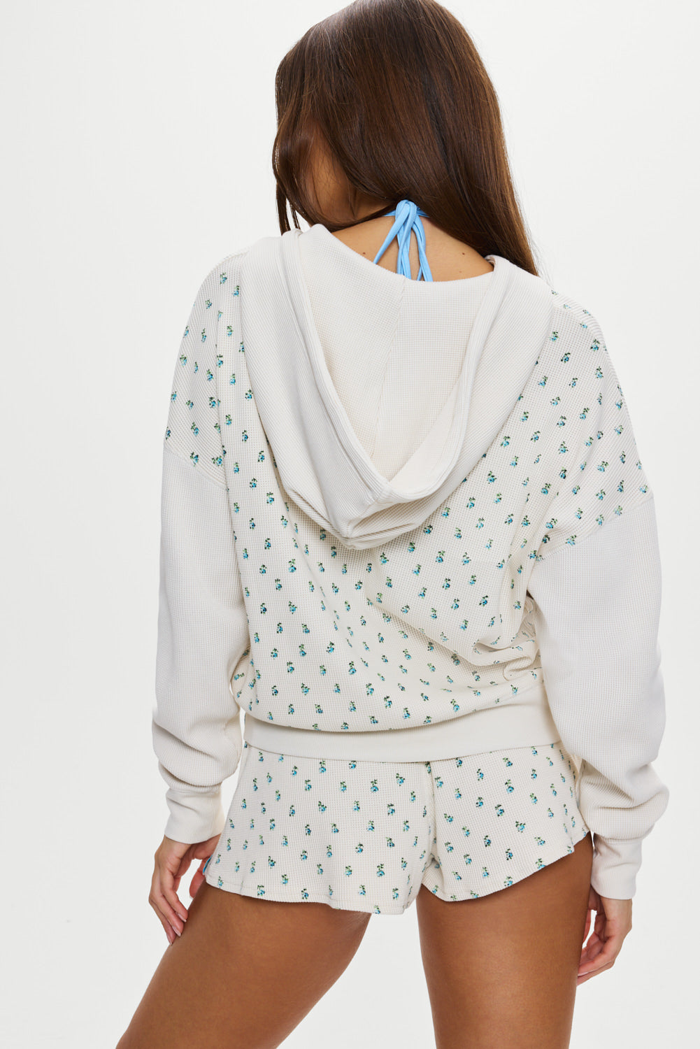Frankies Bikinis collections|clothing|sale Weekend Thermal Hoodie - Spring Dreaming
