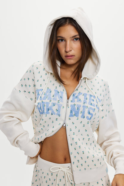 Frankies Bikinis collections|clothing|sale Weekend Thermal Hoodie - Spring Dreaming