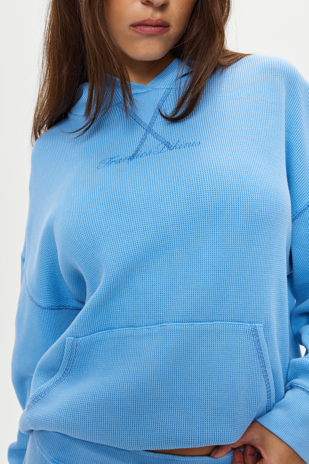 Frankies Bikinis collections|sale|clothing Haven Thermal Hoodie - Lullaby Sky