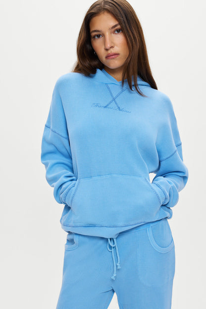 Frankies Bikinis collections|sale|clothing Haven Thermal Hoodie - Lullaby Sky