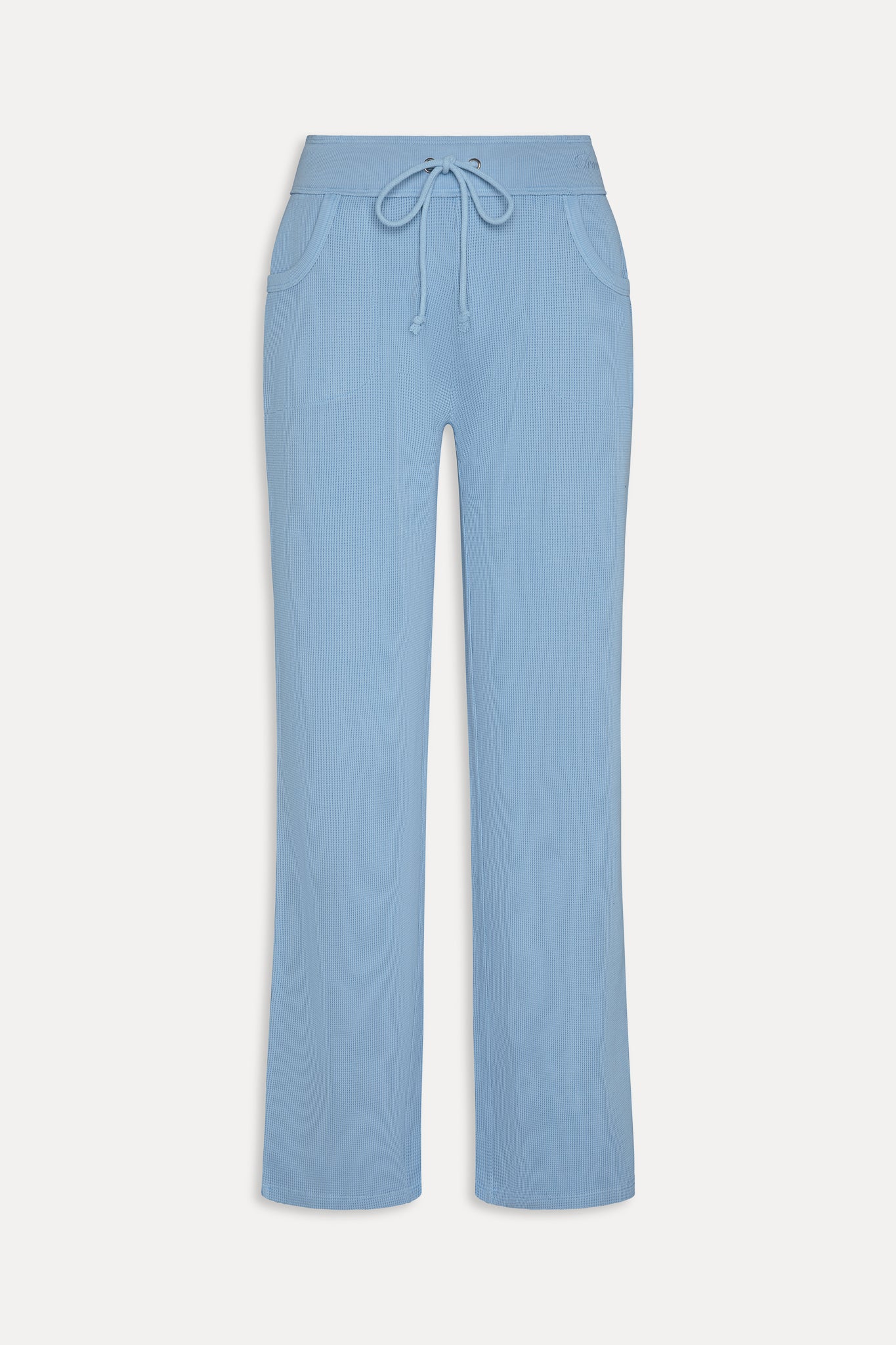 Frankies Bikinis collections|sale Emma Thermal Low Rise Pants - Lullaby Sky