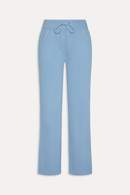 Frankies Bikinis collections|sale Emma Thermal Low Rise Pants - Lullaby Sky