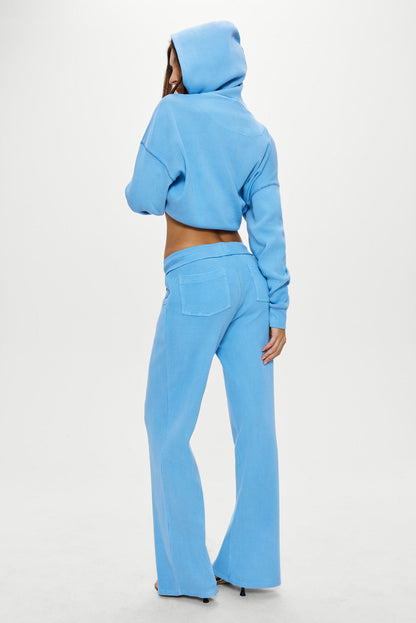 Frankies Bikinis collections|sale Emma Thermal Low Rise Pants - Lullaby Sky