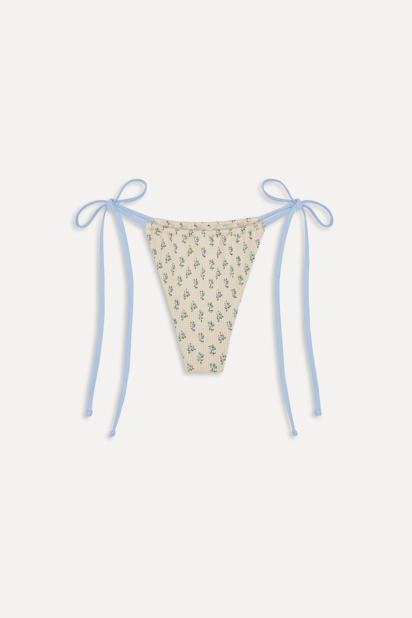 Frankies Bikinis collections|sale|swimwear Tia Skimpy String Bikini Bottom - Spring Dreaming