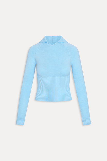 Frankies Bikinis collections Hazel Knit Hoodie - Bubble Bath