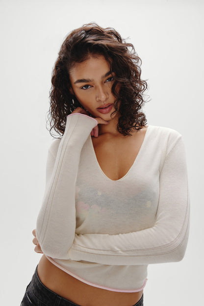 Frankies Bikinis collections|sale|clothing Sloane Knit Hoodie - Pillow