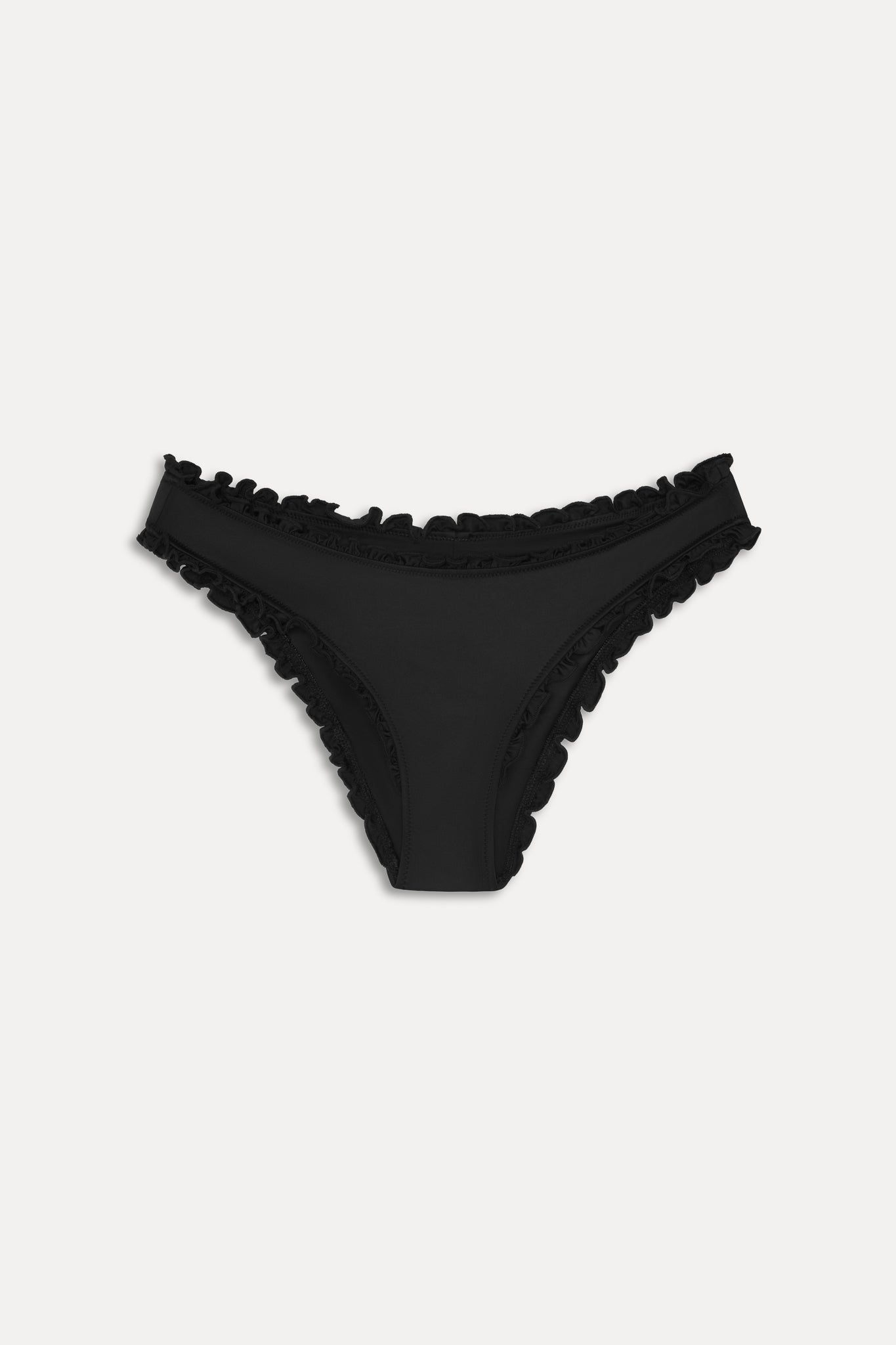 Frankies Bikinis collections|swimwear|sale Charlotte Cheeky Bikini Bottom - Black
