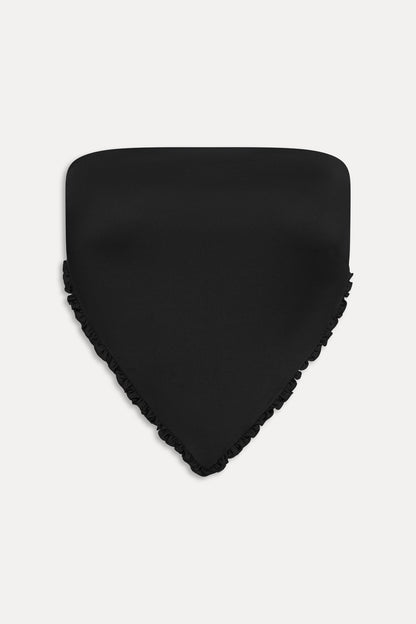 Frankies Bikinis collections|sale|swimwear Harley Bandeau Bikini Top - Black