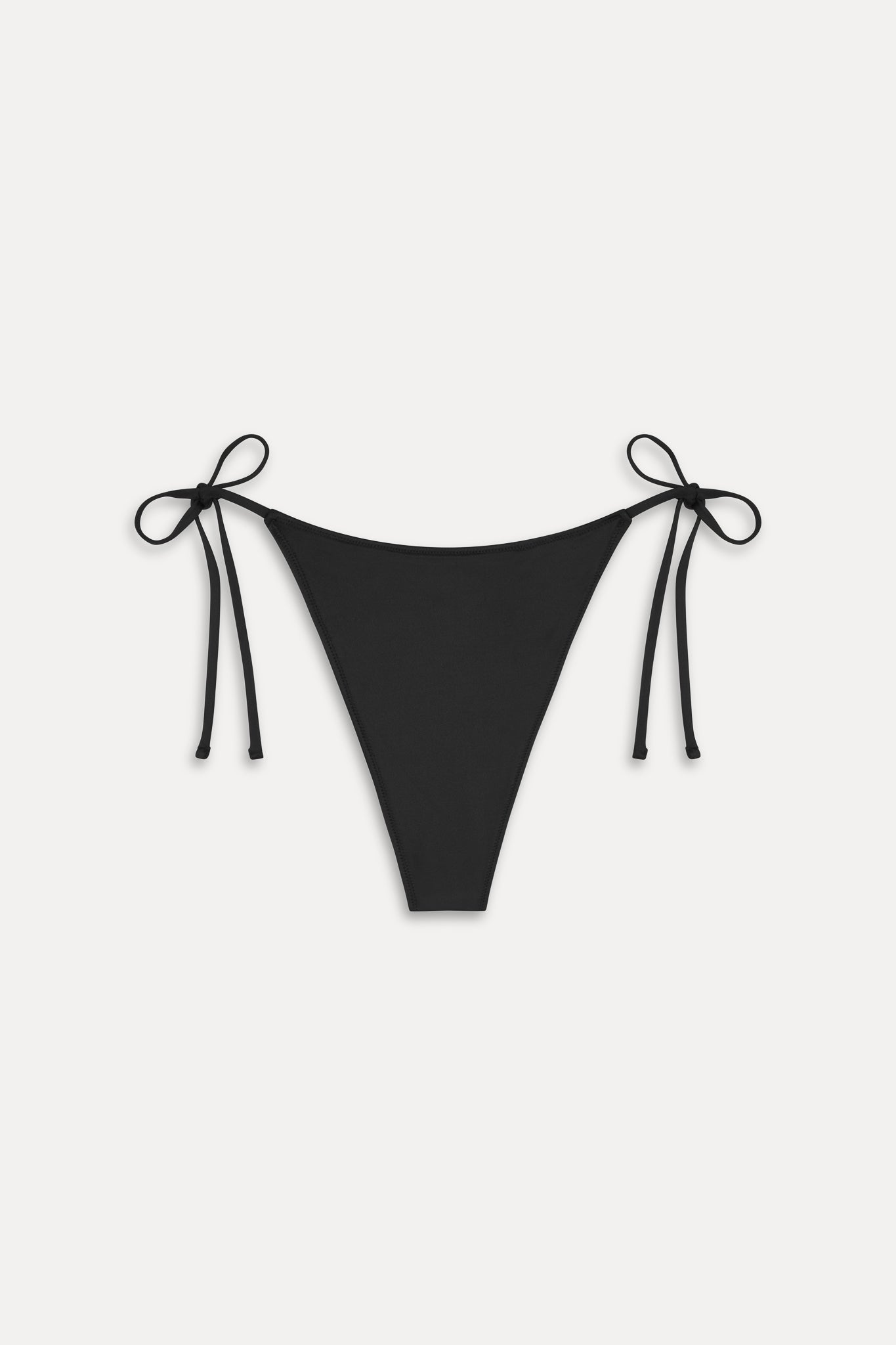 Frankies Bikinis collections|sale|swimwear Romeo Cheeky String Bikini Bottom - Black