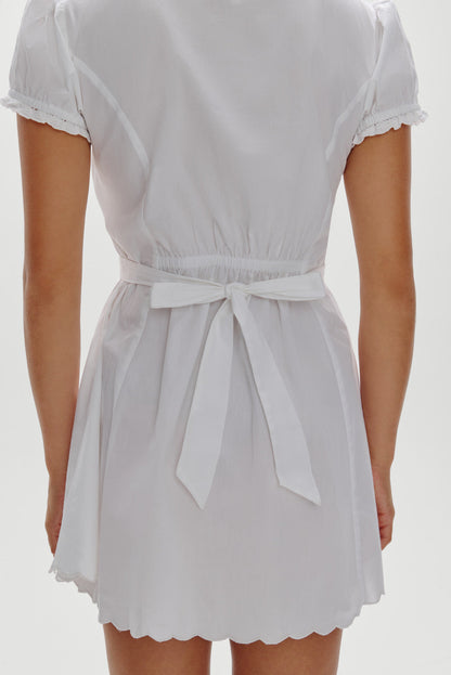 Frankies Bikinis sale|clothing Ivy Cotton Mini Dress - White