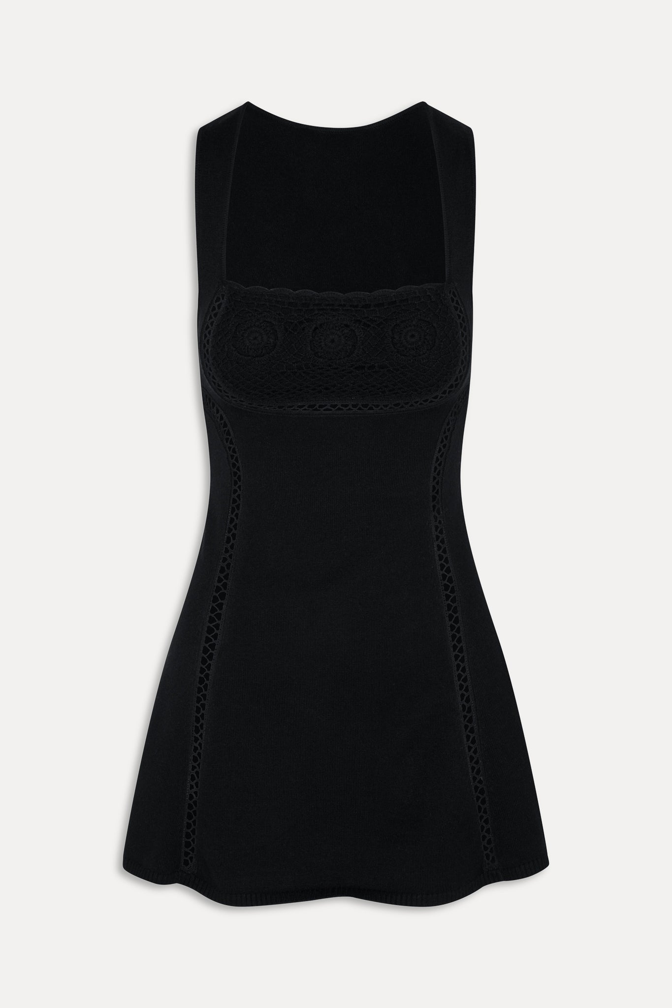 Frankies Bikinis sale|clothing Ellie Knit Mini Dress - Black