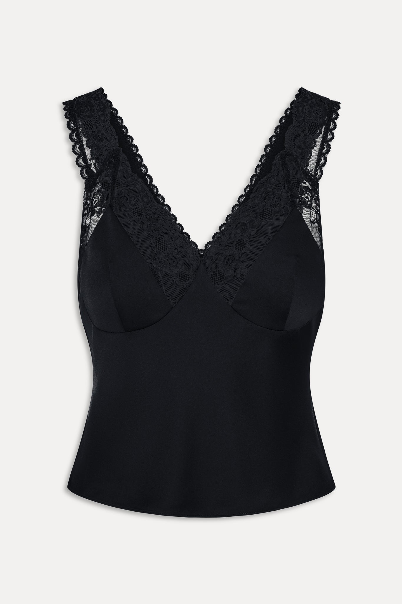 Frankies Bikinis sale|clothing Harper Satin Top - Black