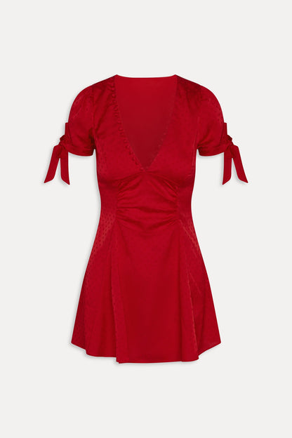 Frankies Bikinis sale|clothing Ella Satin Mini Dress - Heartstrings