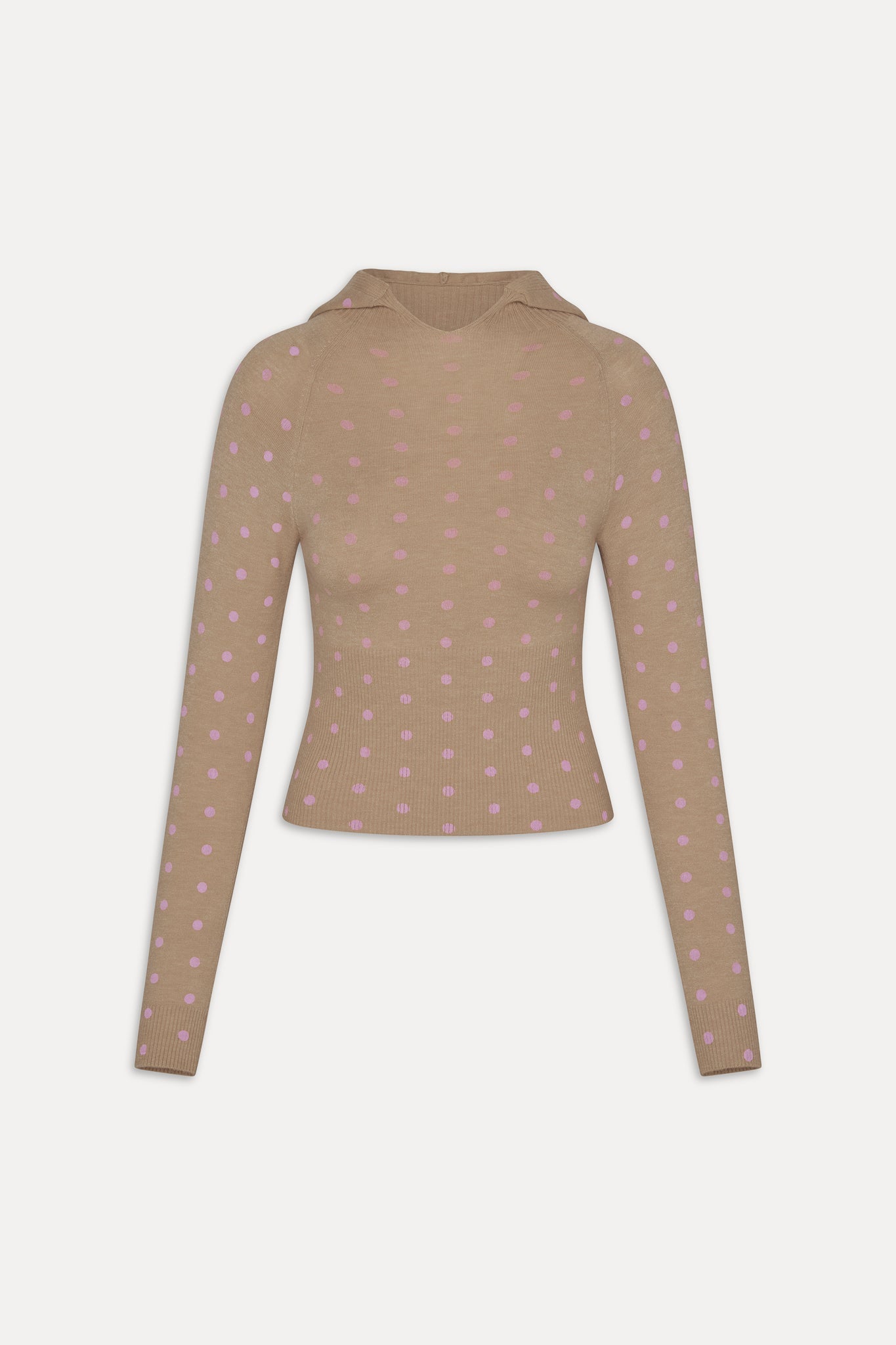 Frankies Bikinis sale|clothing Hazel Knit Hoodie - Pink Ornaments