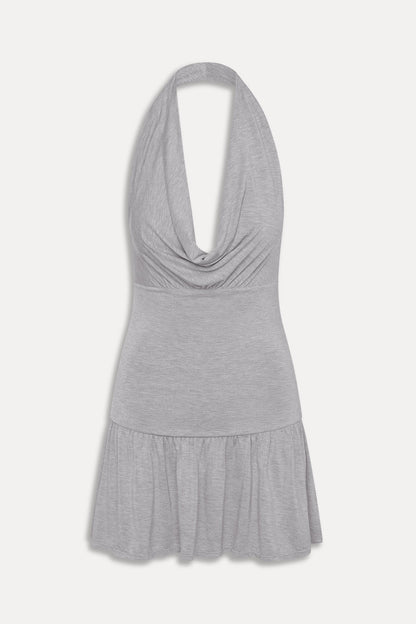 Frankies Bikinis sale|clothing|collections Bowery Cowl Neck Mini Dress - Riverbed