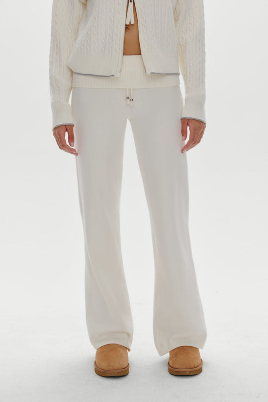 Frankies Bikinis sale|clothing Dawson Knit Fold Over Pants - Honeymoon