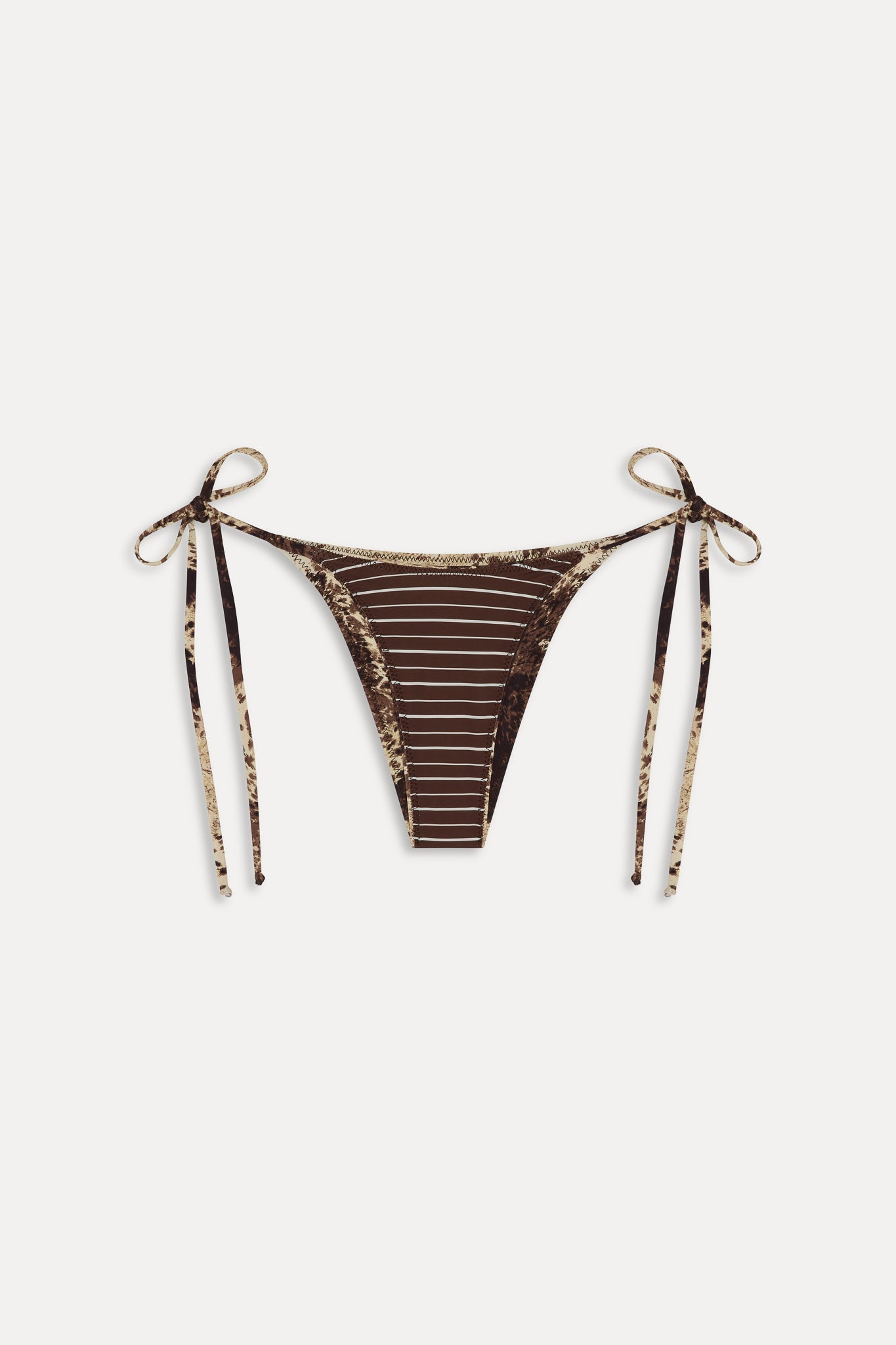 Frankies Bikinis sale|collections|swimwear Mackenzie Reversible String Bikini Bottom - Saddle Up
