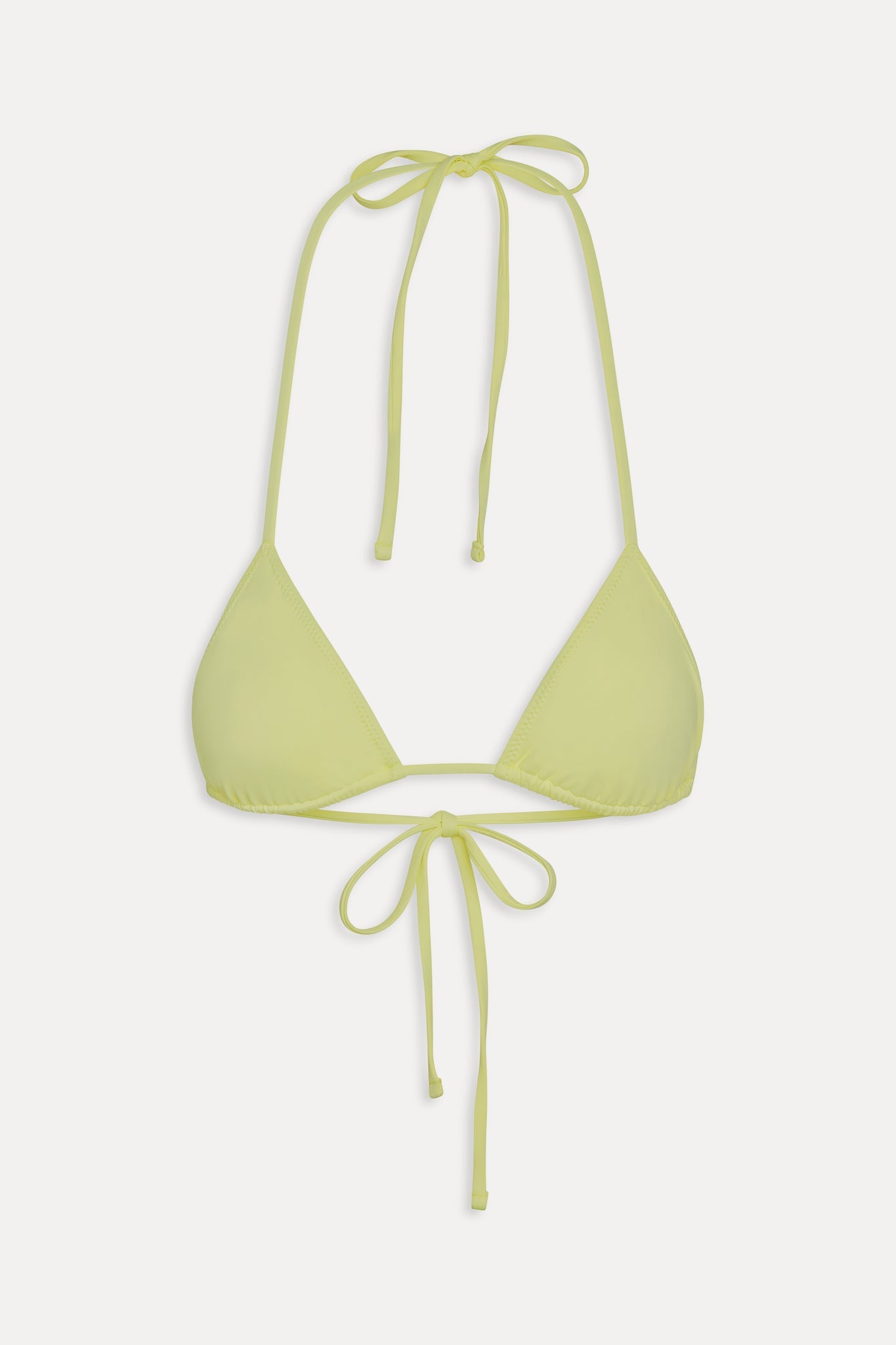 Frankies Bikinis sale|swimwear Nick Skimpy Triangle Bikini Top - Yellow Mojito