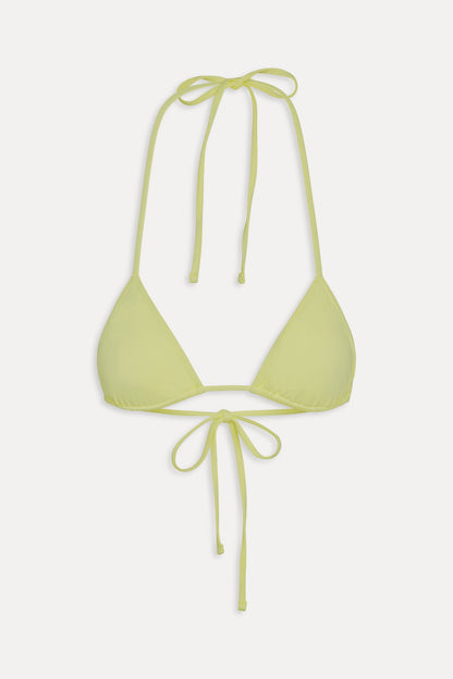 Frankies Bikinis sale|swimwear Nick Skimpy Triangle Bikini Top - Yellow Mojito