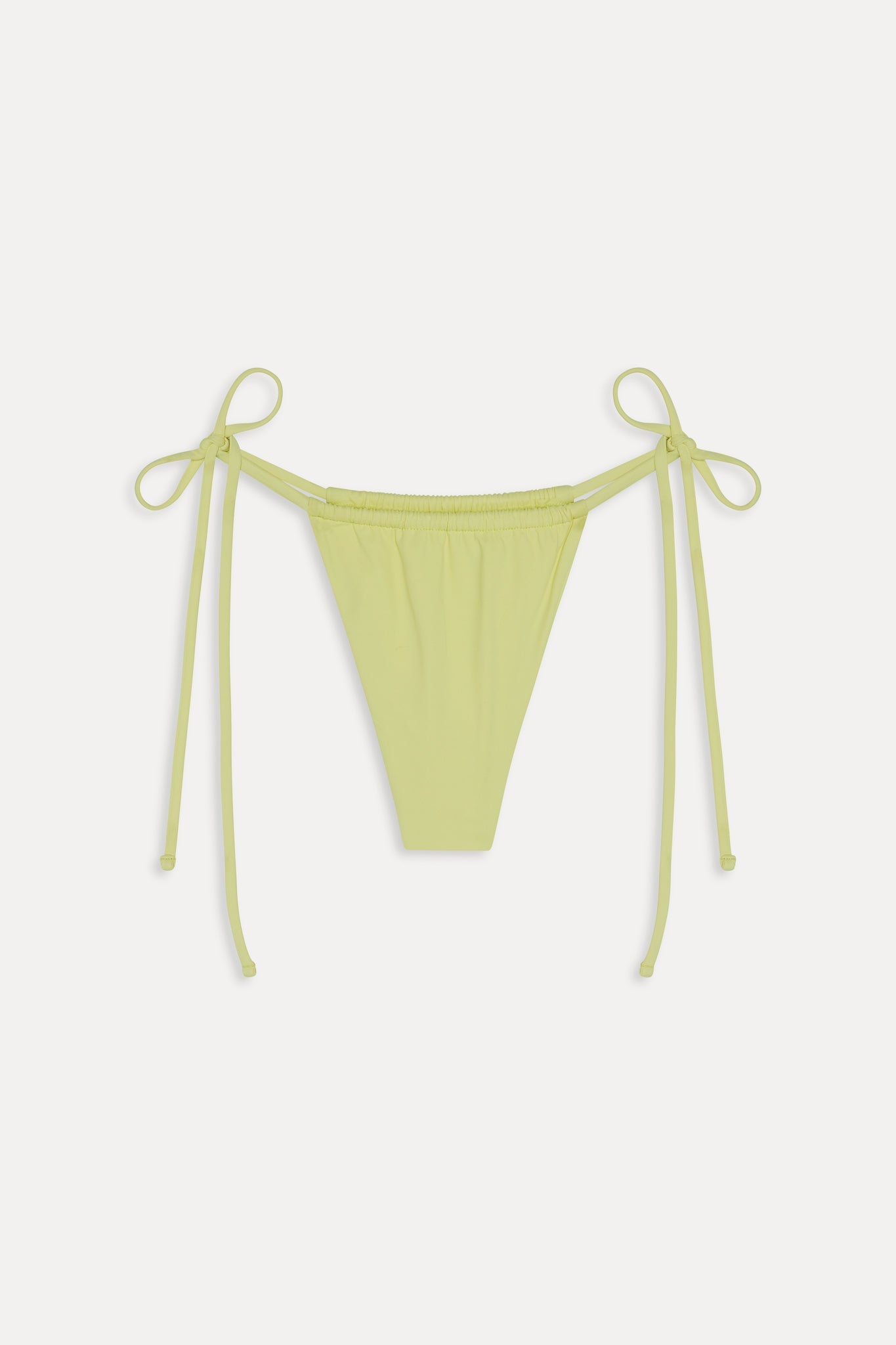 Frankies Bikinis sale|swimwear Tia Skimpy String Bikini Bottom - Yellow Mojito
