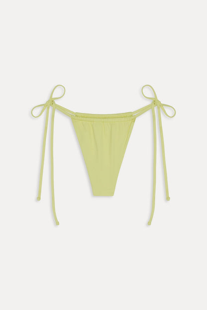 Frankies Bikinis sale|swimwear Tia Skimpy String Bikini Bottom - Yellow Mojito