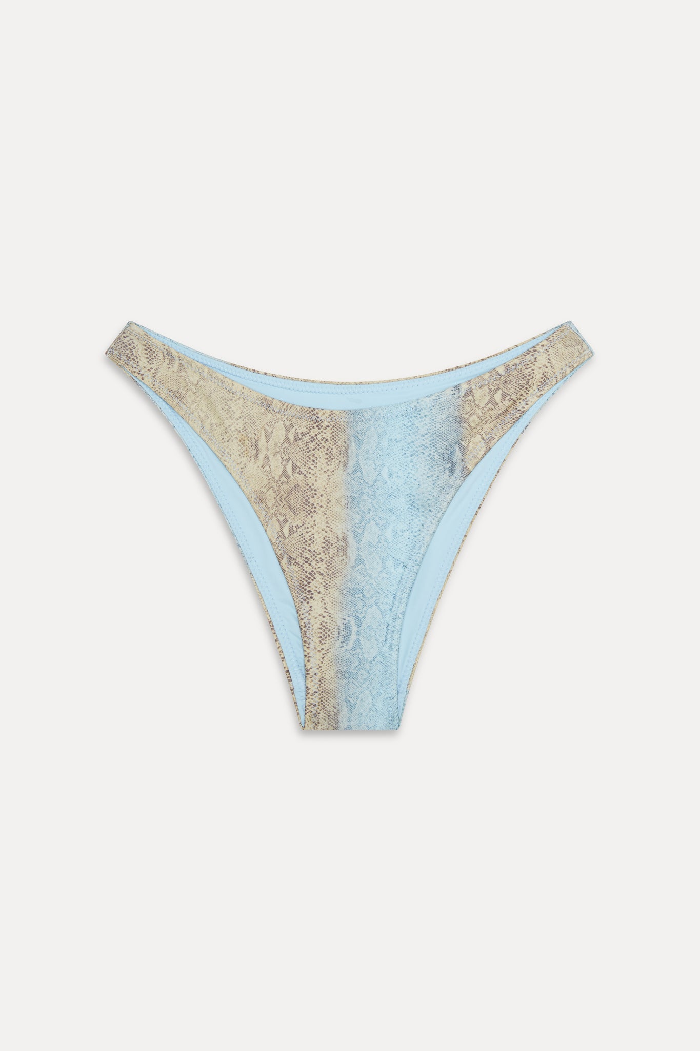Frankies Bikinis sale|collections|swimwear Dove Satin Bikini Bottom - Blue Python
