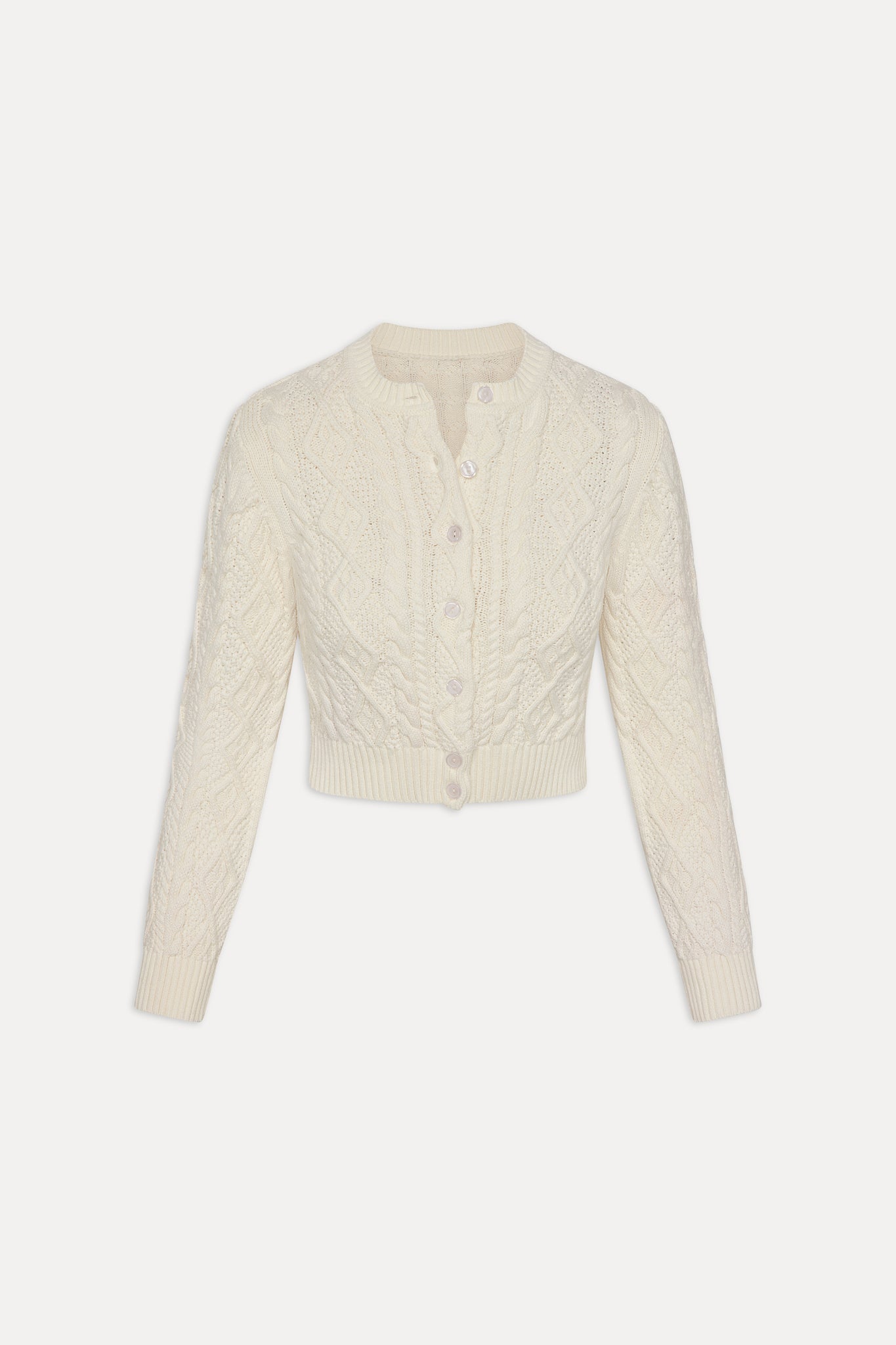 Frankies Bikinis sale Marley Button Up Knit Cardigan - Honeymoon