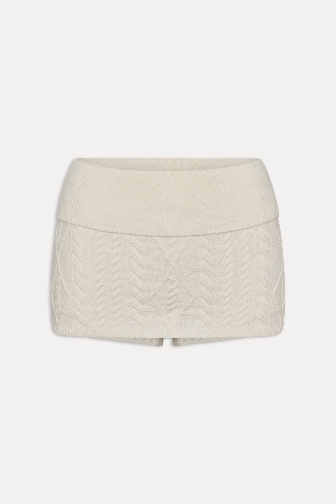 Frankies Bikinis sale Briar Knit Mini Skort - Honeymoon