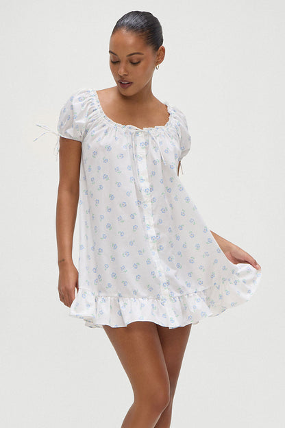 Frankies Bikinis sale Starlet Babydoll Dress - Periwinkle