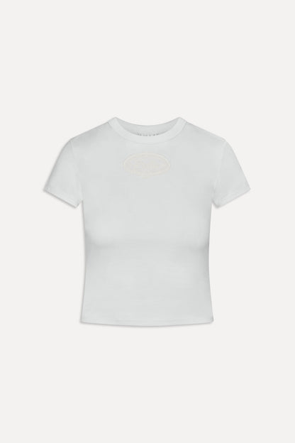 Frankies Bikinis sale x BELLA HADID Bella Tee - Lone Star White