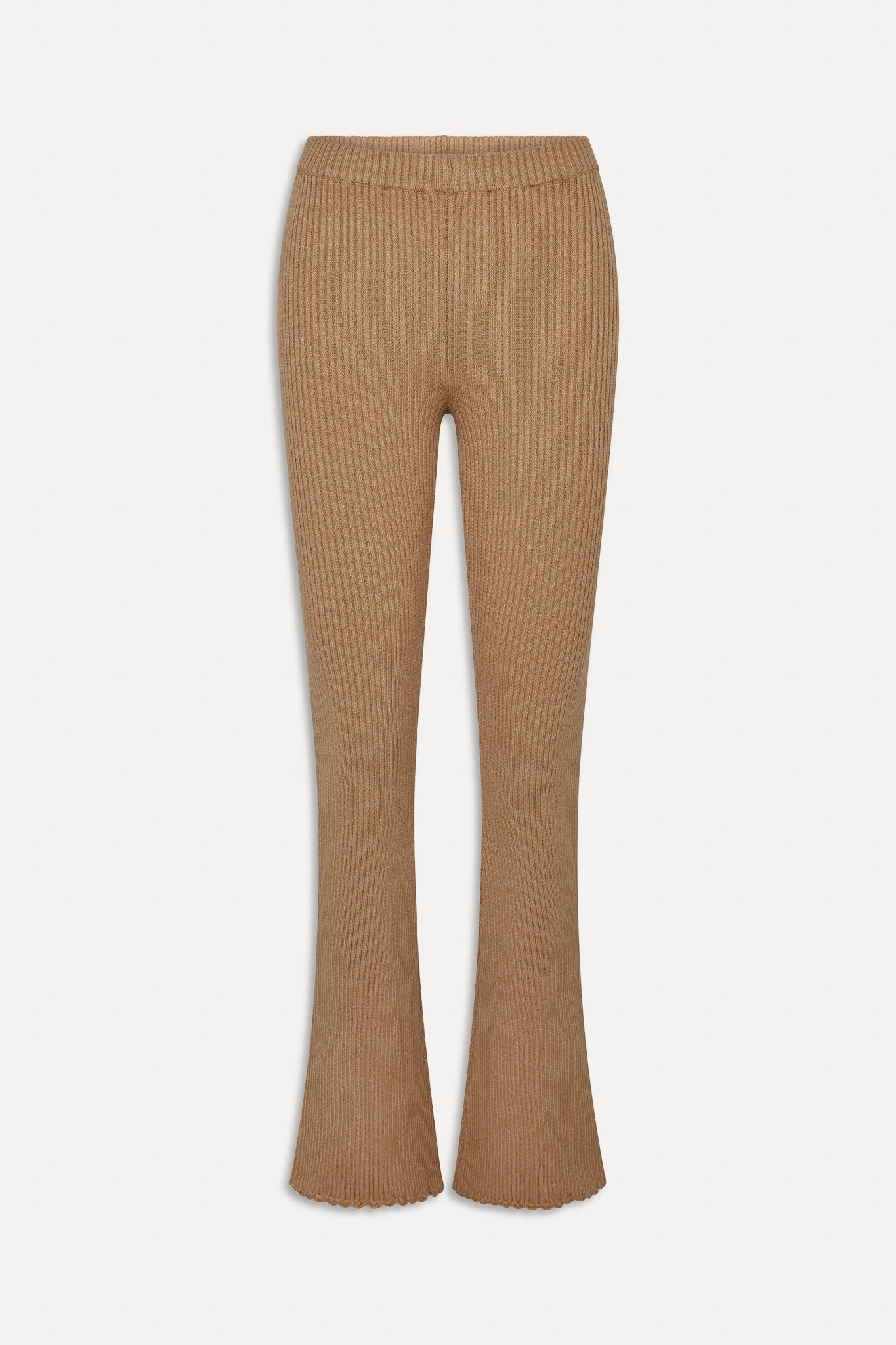 Frankies Bikinis sale x BELLA HADID Texas Knit Pants - Caramel
