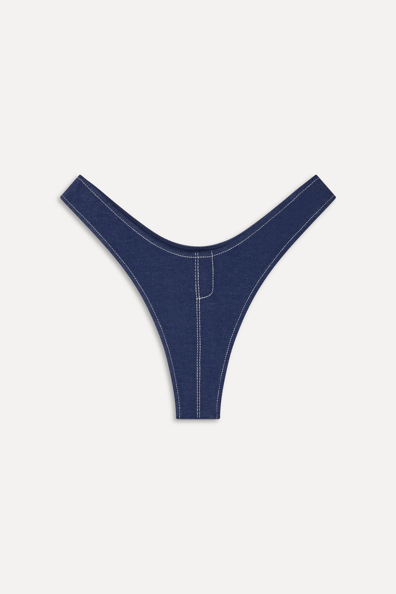 Frankies Bikinis sale x BELLA HADID Full Moon Bikini Bottom - Summer Denim