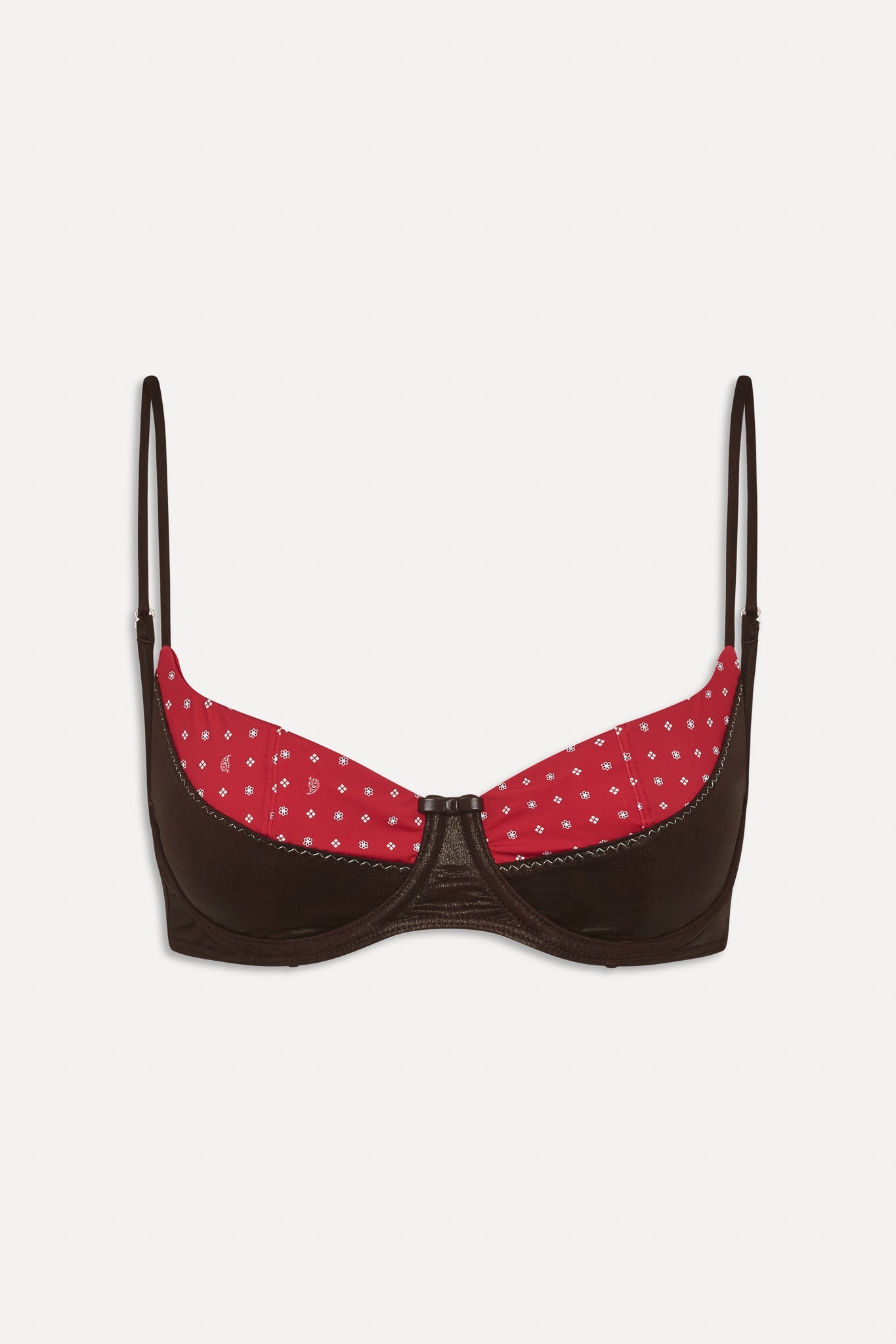 Frankies Bikinis sale x BELLA HADID Montana Underwire Bikini Top - Lovebug