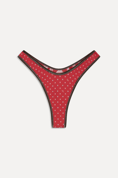 Frankies Bikinis sale x BELLA HADID Full Moon Bikini Bottom - Lovebug