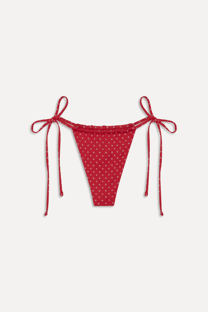 Frankies Bikinis sale x BELLA HADID Tia Skimpy Bikini Bottom - Lovebug