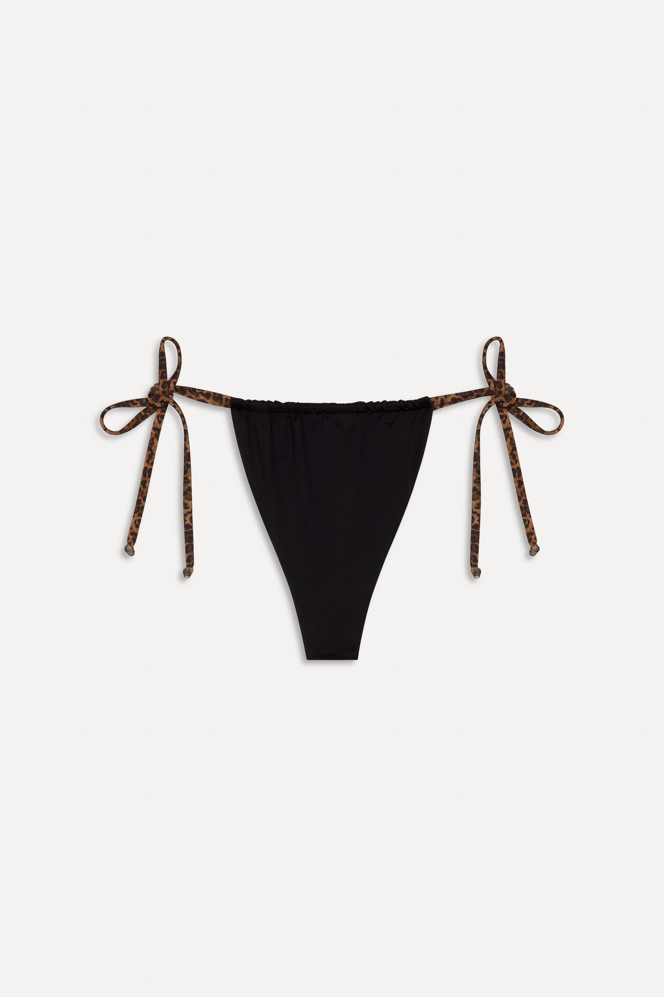 Frankies Bikinis sale x BELLA HADID Tia Skimpy Bikini Bottom - Lucky Leopard