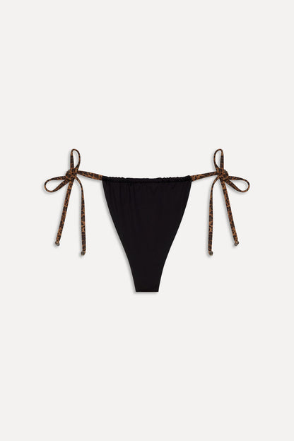 Frankies Bikinis sale x BELLA HADID Tia Skimpy Bikini Bottom - Lucky Leopard