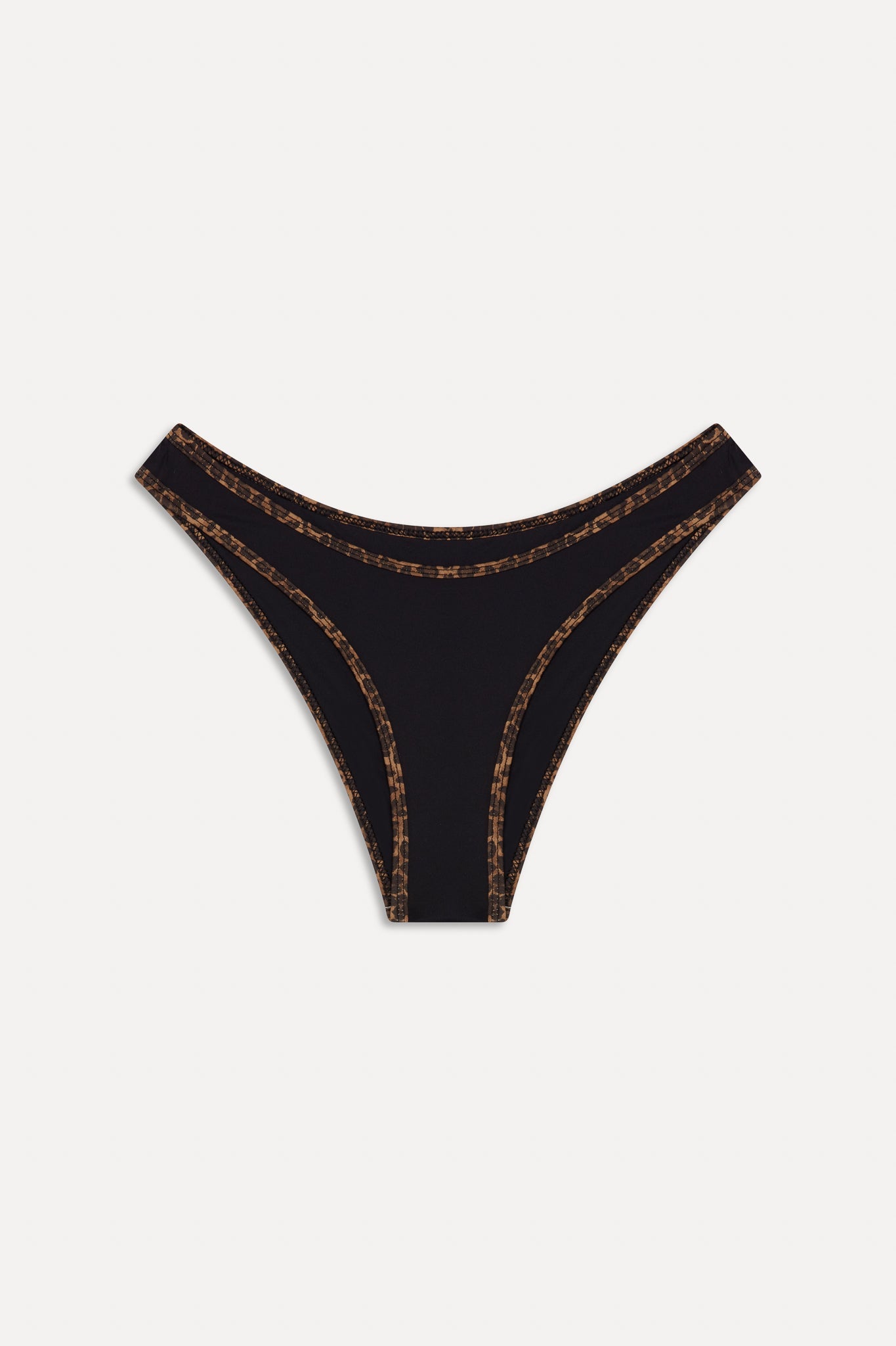 Frankies Bikinis sale x BELLA HADID Dove Bikini Bottom - Lucky Leopard