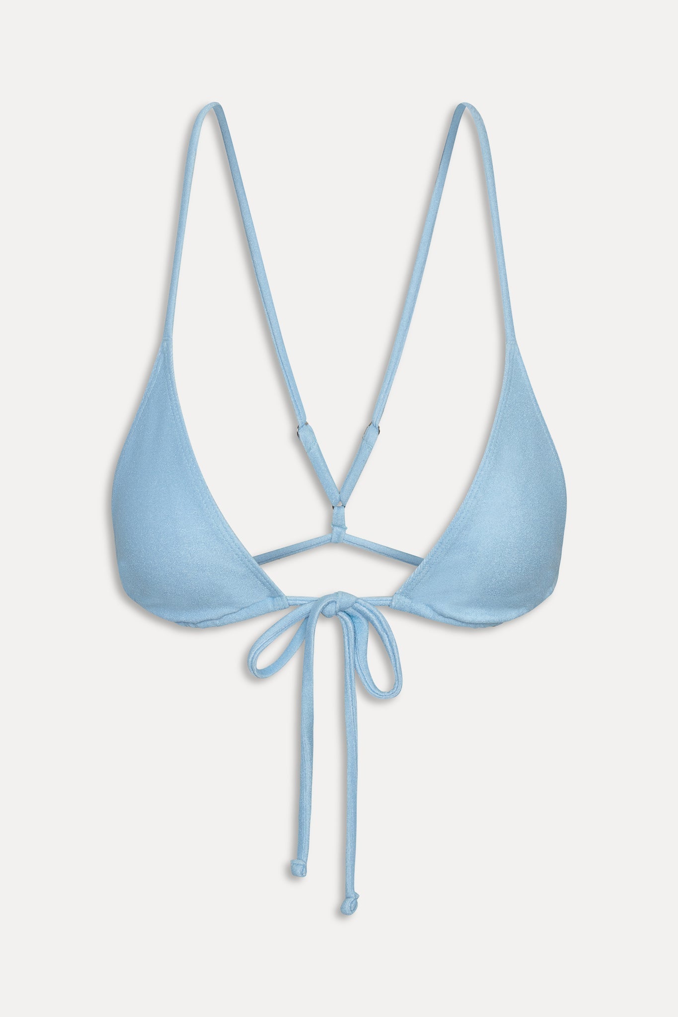 Frankies Bikinis swimwear|collections|new x JENNIE June Terry Bikini Top - Ocean Dip