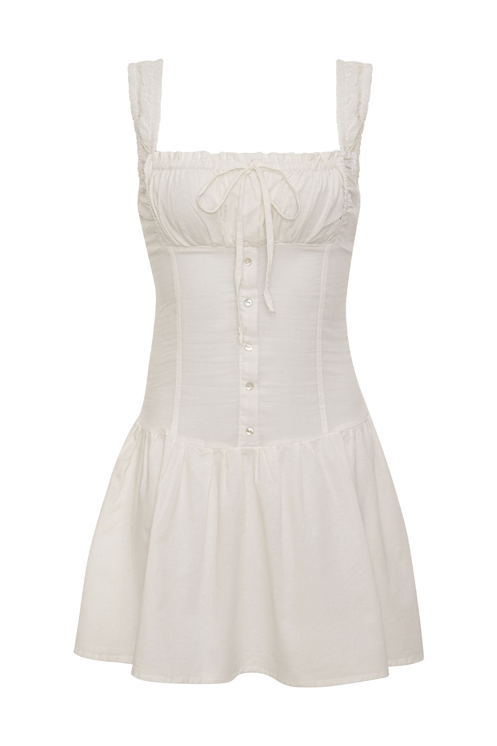 Frankies Bikinis clothing|new Christa Ruffle Mini Dress - Sunrose