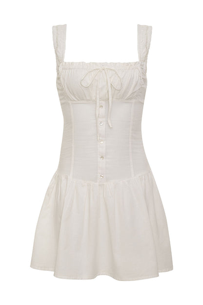 Frankies Bikinis clothing|new Christa Ruffle Mini Dress - Sunrose
