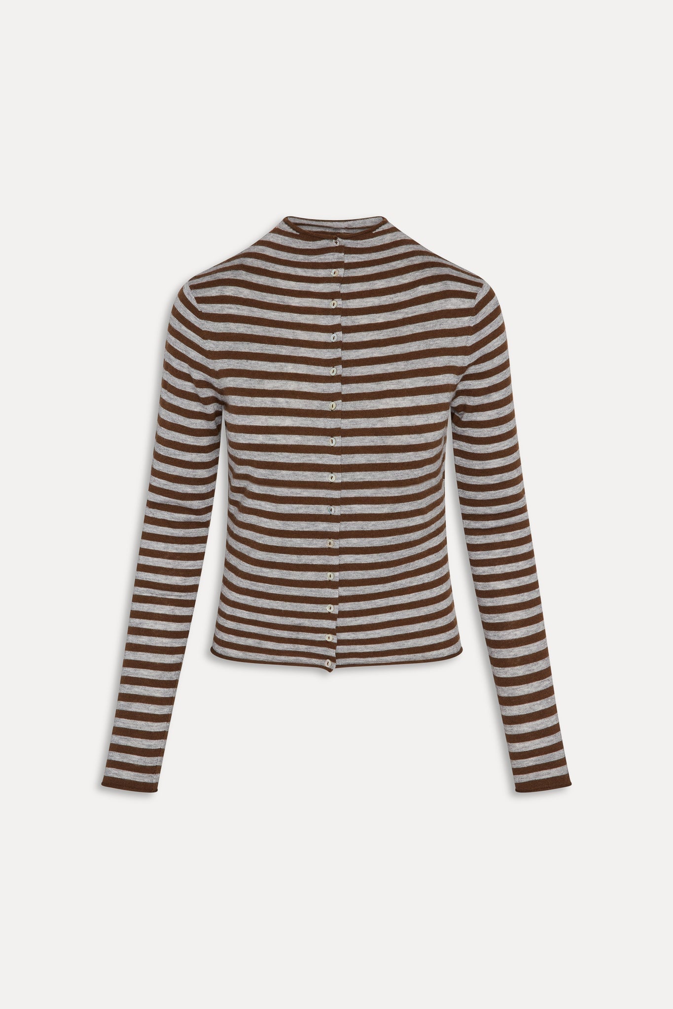 Frankies Bikinis clothing|collections|sale Leo Knit Button Up Cardigan - Pebble