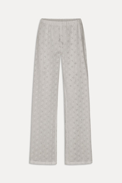 Frankies Bikinis clothing Princess Eyelet Pants - Daisy Eyelet