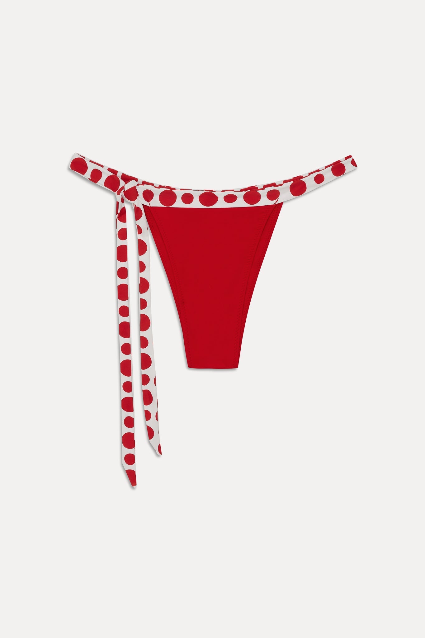 Frankies Bikinis collections|swimwear Coco Skimpy Bikini Bottom - Red Dottie