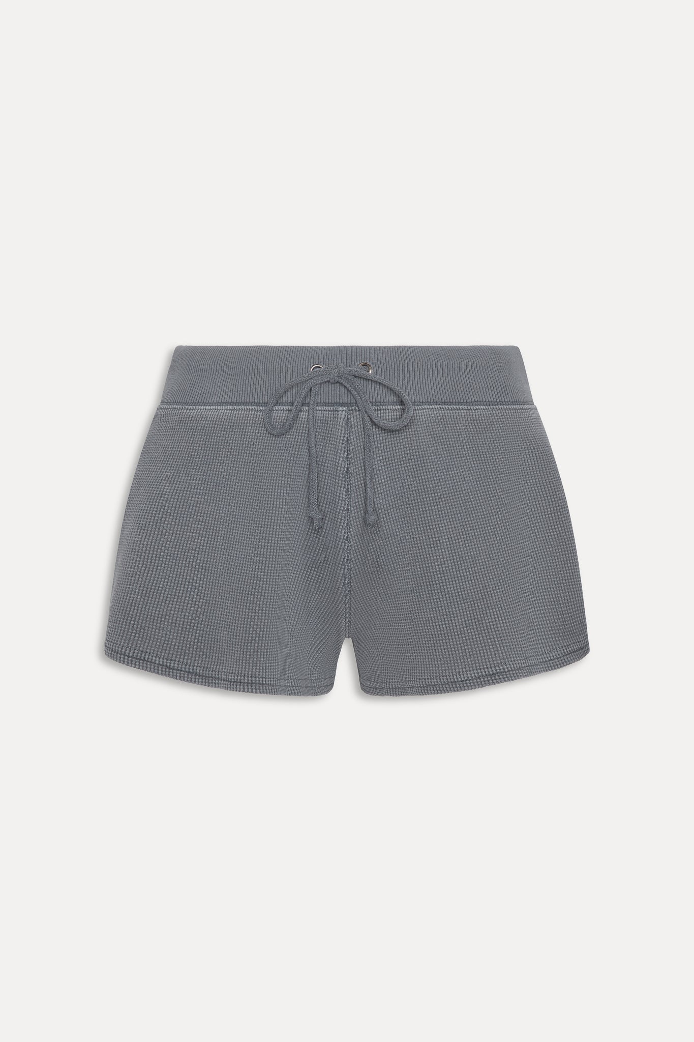 Frankies Bikinis collections|sale Noah Thermal Mini Shorts - Shadow Blue